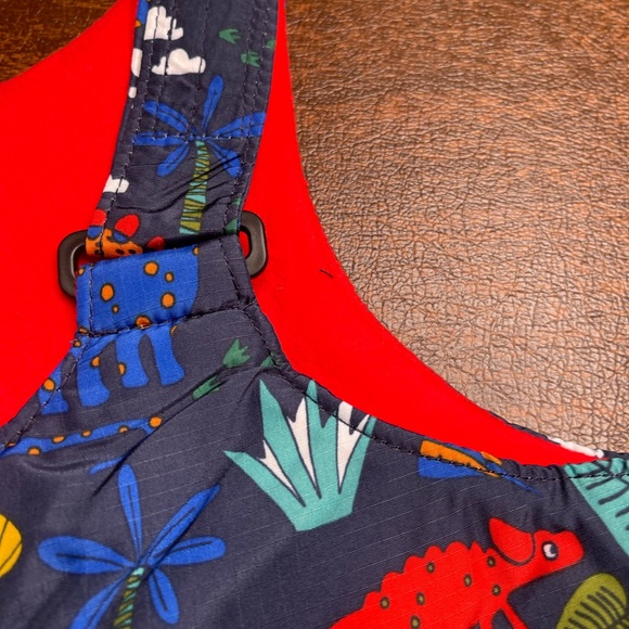 NWT 3t 4t 4 5t 5 rainbow dinosaurs winter snow pants bibs suit childrens place - Picture 5 of 5